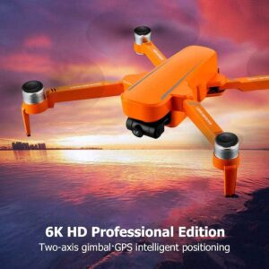 Drone GPS 6K con videocamera HD in volo, catturato in alta definizione  