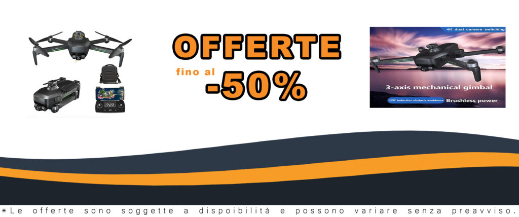 Drone Quadcopter UAV 5G Wifi FPV con fotocamera 4K, GPS e gimbal a 3 assi per riprese professionali