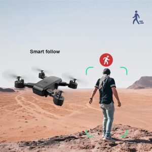 Remote Control Drone con fotocamera HD 720P e angolo di visuale a 90° ideale per riprese aeree stabili.