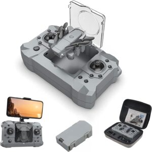 Drone 1080P HD con WiFi FHD Camera, motore brushless e telecomando integrato, ideale per adulti e principianti.