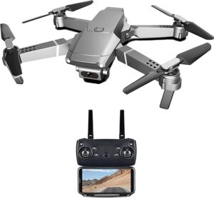 Drone con telecamera 4K UHD per adulti e bambini, quadricottero per principianti con borsa da trasporto, selfie gestuale e video FPV in diretta