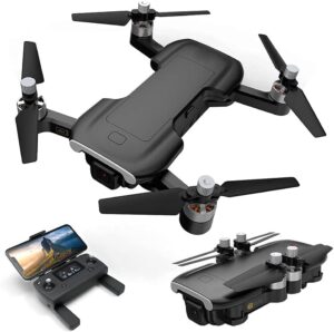 Drone GPS pieghevole con fotocamera 4K UHD, ideale per adulti e principianti. Perfetto per voli stabili e riprese di alta qualità.
