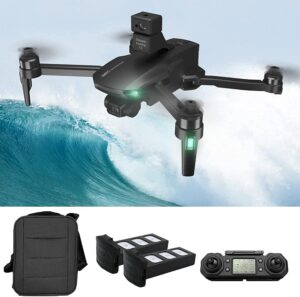 TIANHEY Mini Quadricottero FPV con WiFi 5G, Drone GPS con Fotocamera 6K, e Gimbal Meccanico a 3 Assi per riprese stabili e volo sicuro.