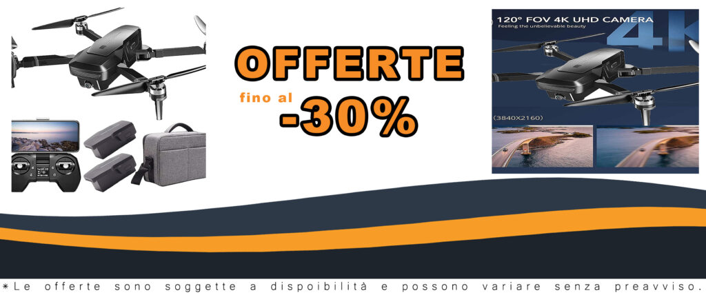 Drone GPS con fotocamera UHD 6K e giunto cardanico a 3 assi
