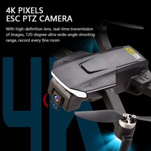 Drone GPS FPV pieghevole con videocamera HD 4K in volo, perfetto per principianti 