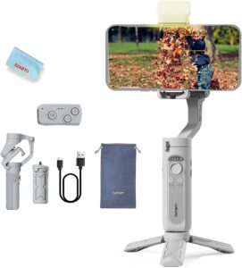 Hohem iSteady XE, gimbal 3-axis ultraleggero per smartphone Android e iPhone, ideale per vlog e YouTube