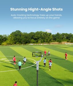 AI Sports Gimbal Kit, stabilizzatore smartphone per riprese sportive, auto-tracking per calcio e basket