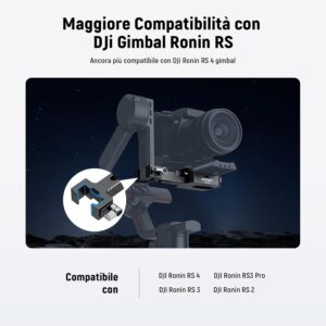 NEEWER RS4 RS3 Supporto Fotocamera Verticale compatibile con DJI Ronin 