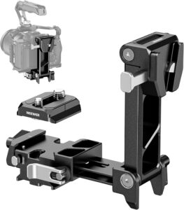 Neewer Piastra per Batteria V Mount Pieghevole con compatibilità RS4 Gimbal e videocamere DSLR
