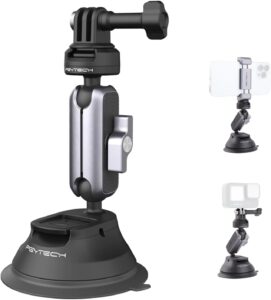 Supporto a ventosa PGYTECH CapLock per action cam DJI, GoPro e Insta360  