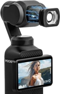 Tomat Pocket 3 filtri ND magnetici per DJI Osmo Pocket 3, vetro ottico HD multi rivestito  