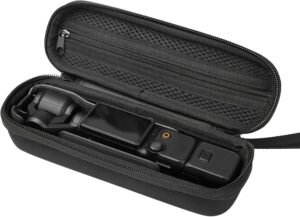 Borsa TELESIN per DJI Osmo Pocket 3, custodia protettiva nera per action camera, comoda e compatta per il viaggio