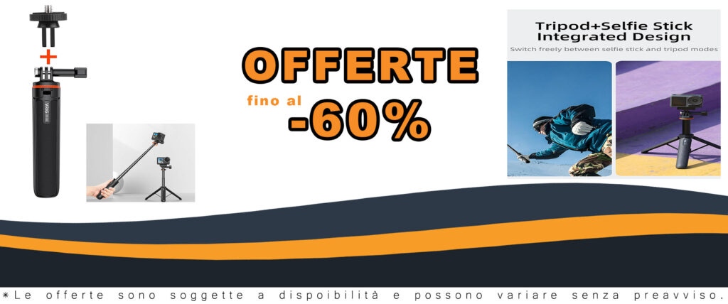 LICHIFIT Bastone per selfie estensibile con gimbal per DJI OSMO POCKET 3 e Insta360 ONE X3, perfetto per riprese stabili e professionali.