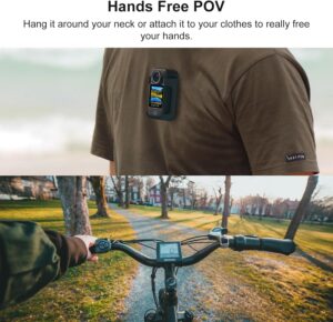 SJCAM C300 Pocket Action Cam 4K30FPS con schermo tattile da 1,33 pollici e impermeabilità fino a 30 metri, perfetta per sport acquatici e avventure all'aria aperta.