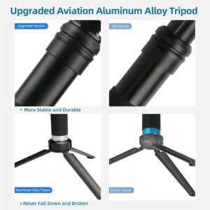 AuyKoo Bastone Selfie per GoPro, monopiede impermeabile con treppiede in lega di alluminio