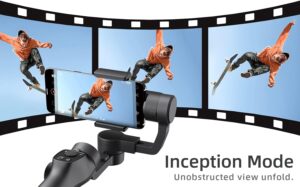 Nimbal M3 Stabilizzatore Smartphone a 3 Assi con mini treppiede e custodia, perfetto per video fluidi e stabili.