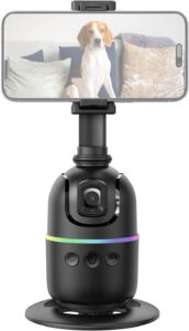 Hanzete 360° Auto Face Tracking Gimbal con stabilizzazione automatica per selfie e video perfetti
