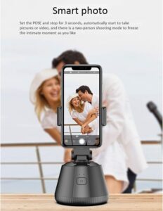 Lodokdre Smart Follower Gimbal con rotazione automatica e tracking oggetti per riprese stabili e professionali