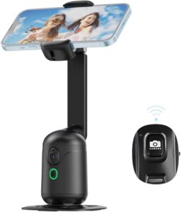Wyerewel Smart AI Gimbal con rotazione a 360° e controllo gesti per vlog e registrazione video 