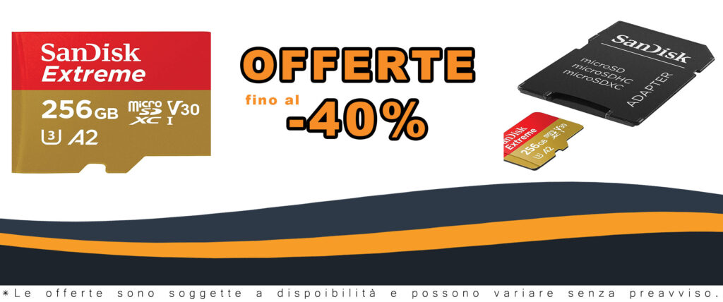 SanDisk 256GB Extreme microSDXC con adattatore SD, RescuePro Deluxe e prestazioni A2 per smartphone e fotocamere 4K