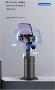 Inkoby P02 Stabilizzatore Cardanico A 360° con Tracciamento Automatico per Smartphone