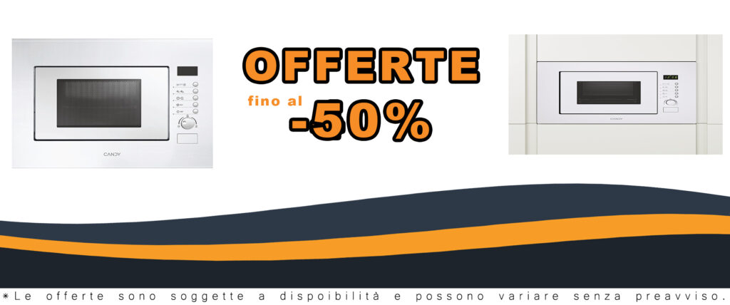 Forno a microonde integrabile Candy MIC20GDFB con griglia, 1000W e 8 programmi preimpostati