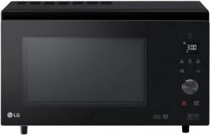 Microonde LG MJ3965BIB 39L con funzione grill, design elegante e potente, ideale per cucine moderne.