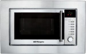 Forno a microonde Orbegozo MIG-2025 in acciaio inossidabile, 800 W, 20 litri, ideale per riscaldare e cucinare rapidamente