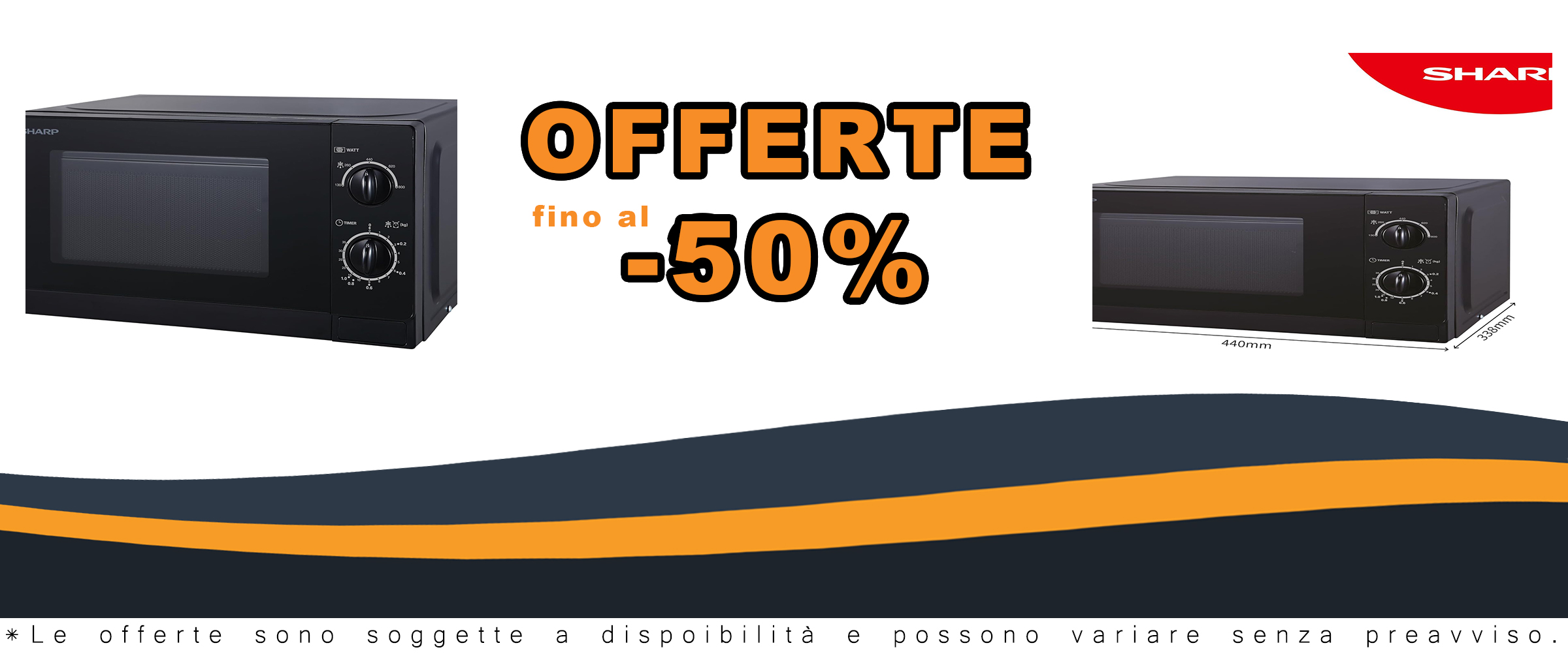 Sharp R20DKM 20L Solo forno a microonde, 800W, nero, in cucina, riscaldamento rapido