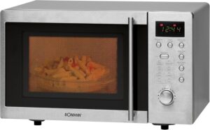 Microonde Bomann® con grill 1000 watt e 8 programmi automatici  