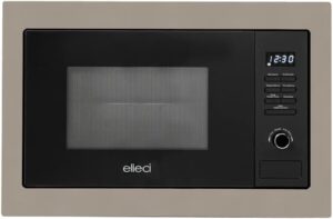 Microonde con Grill 28 Litri 900 Watt, Installazione Incasso, Colore Tortora
