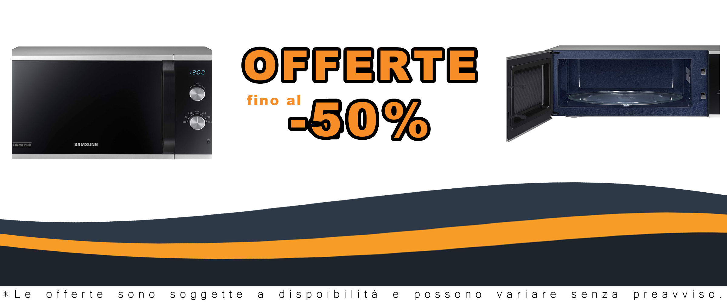 Samsung Solo Microonde 23L 1500W in argento, elegante e potente, ideale per riscaldare e cucinare rapidamente.