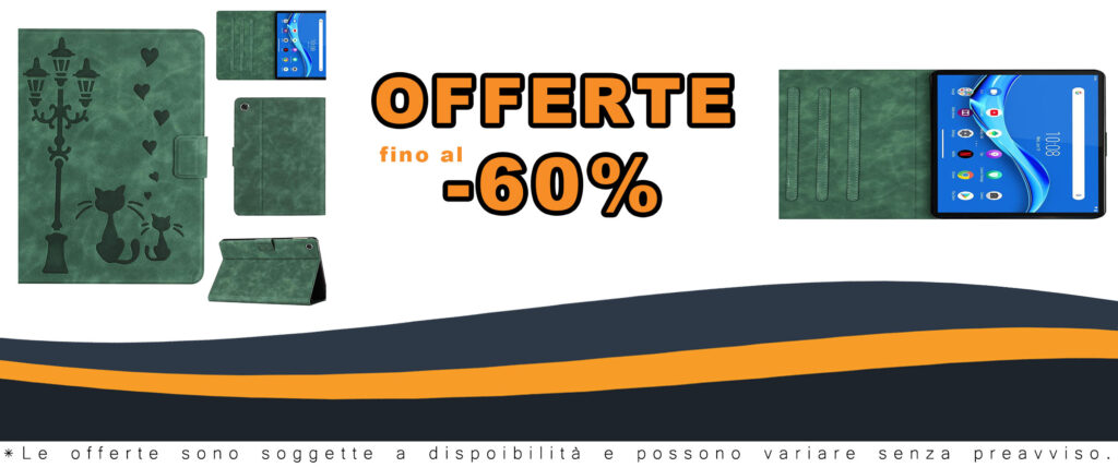 Rosbtib Custodia Verde per Lenovo Tab M10 FHD Plus 2020/Tab K10 2021 con design di gatti sotto il lampione