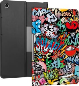 Vakarey custodia ultrasottile per Lenovo Tab Plus 11.5 Pollici con design Graffiti