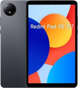 Xiaomi Redmi Pad SE 8.7'' con processore HyperOS 2.0GHz, 4GB di RAM e 128GB di memoria in Graphite Gray
