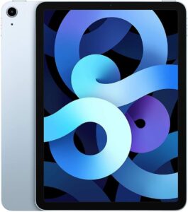 iPad Air 2020 ricondizionato in colore celeste con schermo da 10.9 pollici  