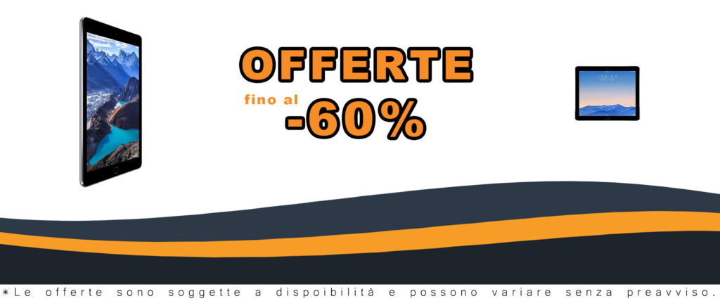 Apple iPad Air 2 (9,7 pollici, WiFi + cellulare, 64 GB) grigio siderale ricondizionato, vista frontale con display Retina acceso