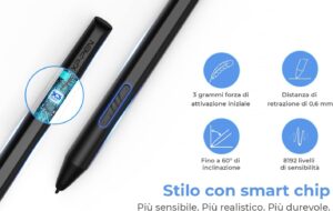 XP-PEN Artist 12 (2a generazione) Tavoletta grafica con schermo laminato e penna digitale, perfetta per artisti digitali professionisti e hobbisti.