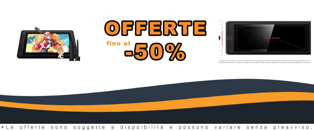 XP-PEN Tavoletta Grafica con Schermo Artist 13.3 PRO, perfetta per artisti digitali e grafici con penna ad alta sensibilità e display Full HD.