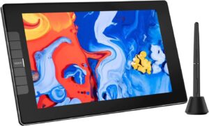 VEIKK VK1200 Tavoletta Grafica con Schermo Full HD 11.6", 8192 livelli di pressione e 6 tasti programmabili