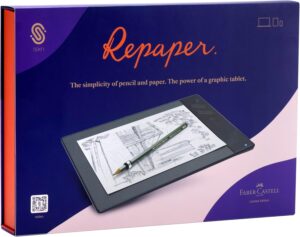 Tavoletta iskn Repaper con 8192 livelli di pressione, matita inclusa, compatibile con PC e dispositivi mobili
