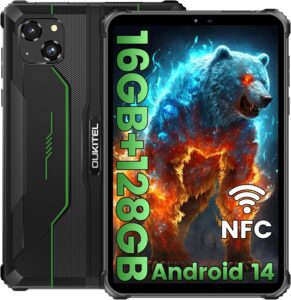 OUKITEL RT3 PRO Tablet Rugged con display HD, batteria lunga durata e connettività avanzata, ideale per ambienti estremi.