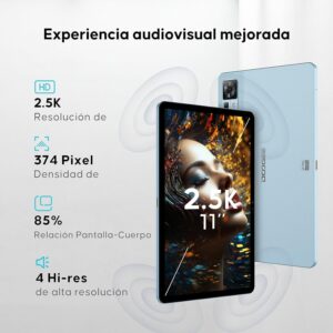 DOOGEE T30PRO Android 13 Tablet 11 Pollici, 15GB RAM, display 2.5K e ricarica rapida