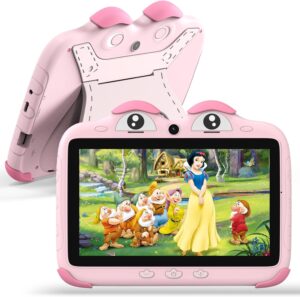 Ascrecem Tablet Bambini 7 Pollici Android con controllo parentale, perfetto per apprendimento e giochi educativi