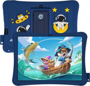 WeTapble Kids Tablet 7'' con schermo IPS da 7 pollici, controllo parentale e design resistente per bambini.
