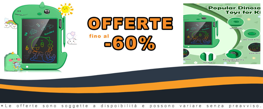 Tavoletta Grafica Bambini 8.8 Pollice - Lavagna Cancellabile LCD per Bambini