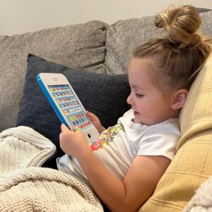 Boxiki kids Tablet Phone per bambini con giochi educativi interattivi, perfetto per l'apprendimento di numeri, lettere e melodie
