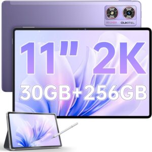 OUKITEL OT8 Tablet 11 Pollici 2K con schermo 2K e Android 13, ideale per gaming, studio e lavoro