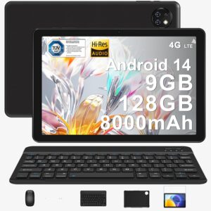Tablet DOOGEE T10W con tastiera, display da 10 pollici, 4G LTE, 5G WiFi, 9GB RAM e accessori inclusi