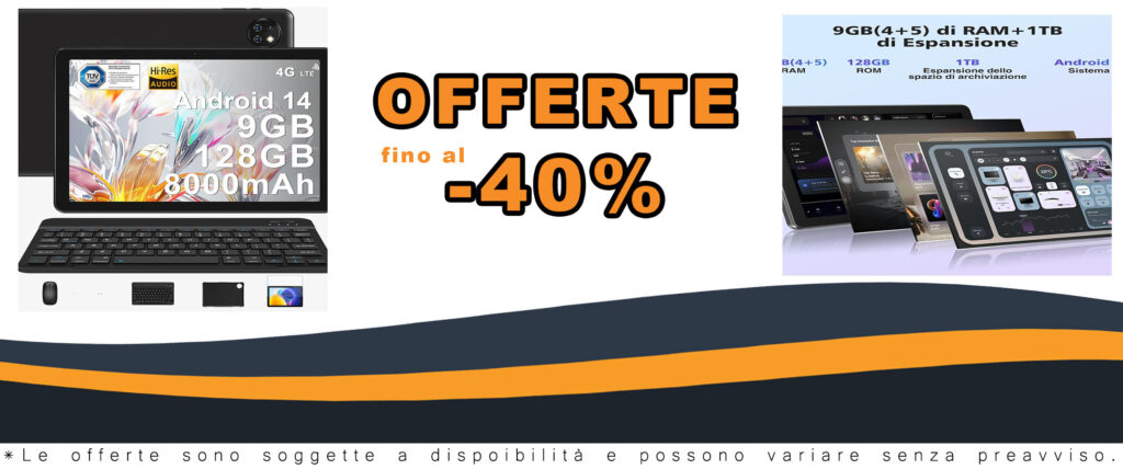Tablet DOOGEE T10W con tastiera, display da 10 pollici, 4G LTE, 5G WiFi, 9GB RAM e accessori inclusi